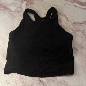 Black girls workout tank top